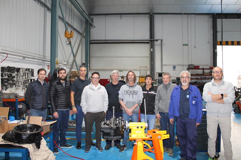Carraro Academy technical training on transmission systems installed in backhoe loaders (October 2019, 22-24)