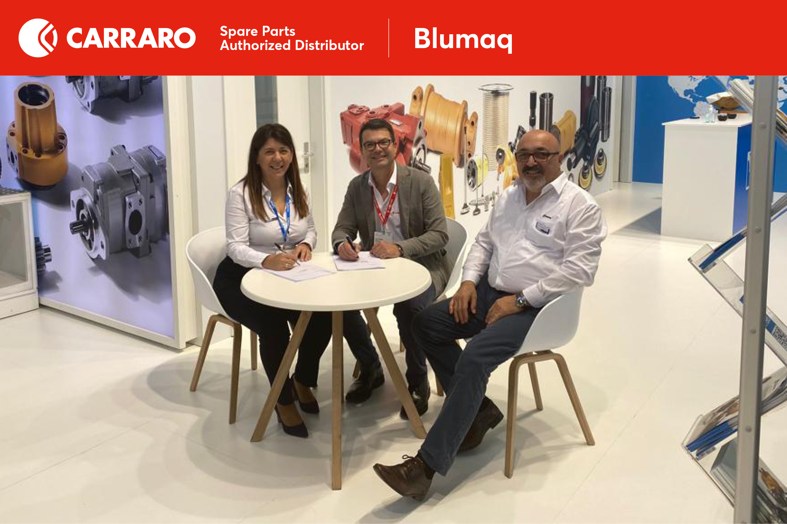 Blumaq Carraro new distributor in Spain